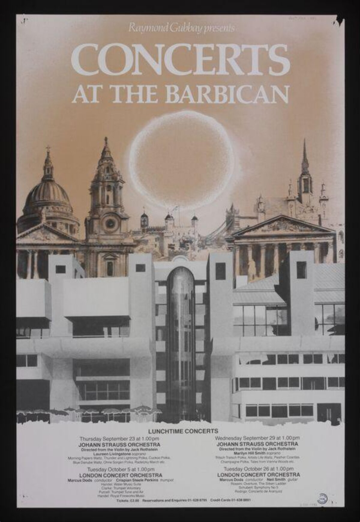 Barbican Concerts Promotional Poster