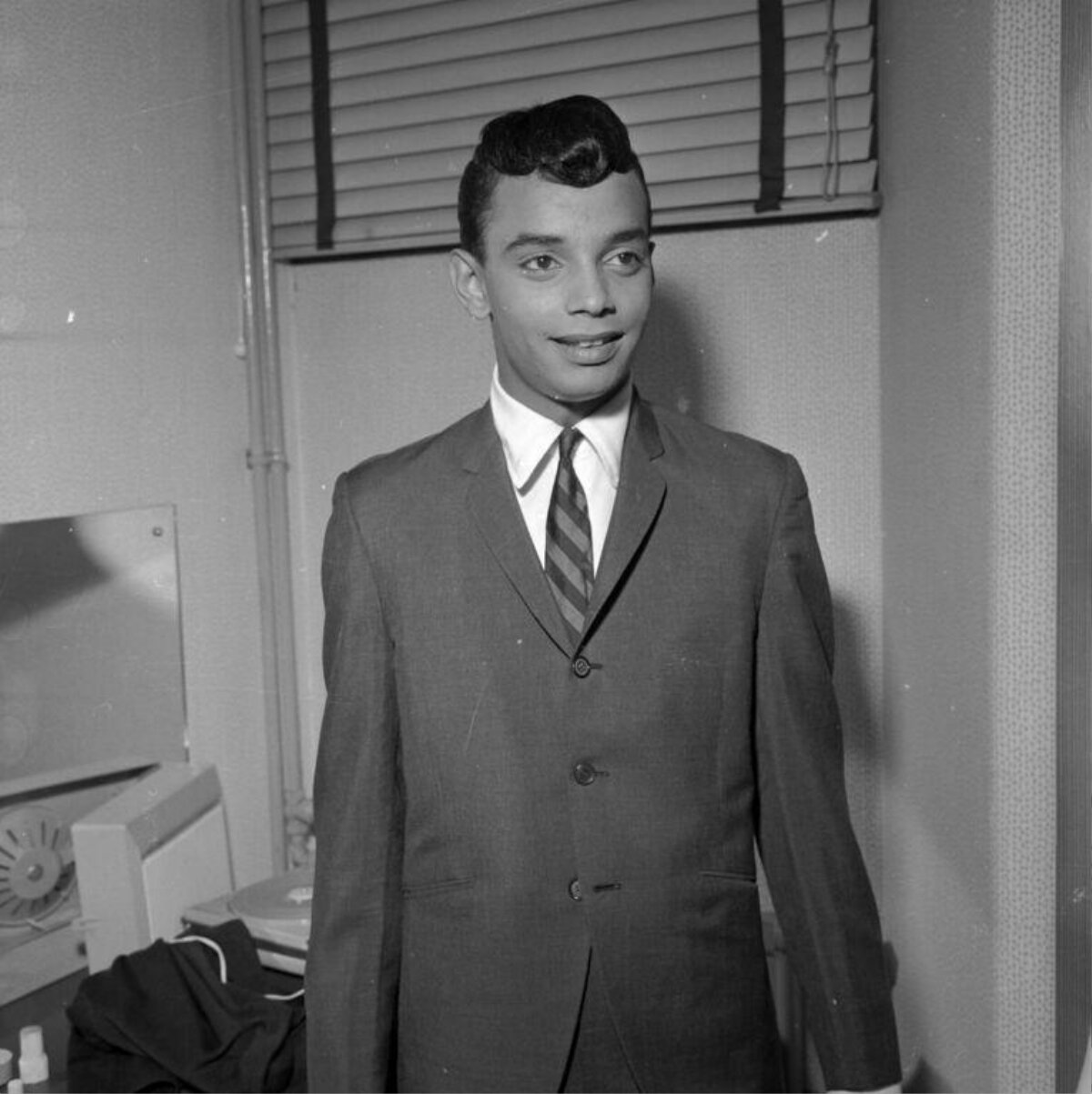Young Man in Vintage Suit Portrait
