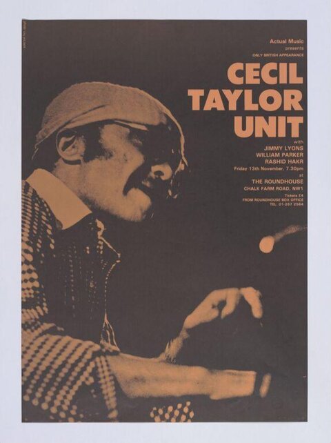 Cecil Taylor Unit Concert Poster