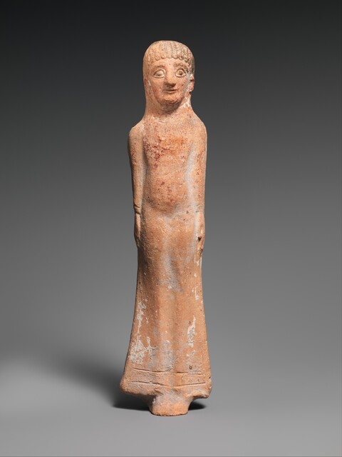 Ancient Terracotta Standing Figurine