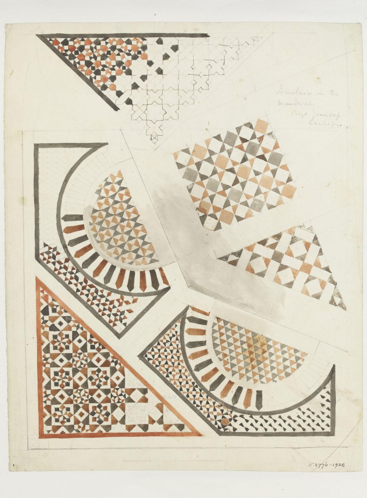 Islamic Geometric Pattern Design Sketches