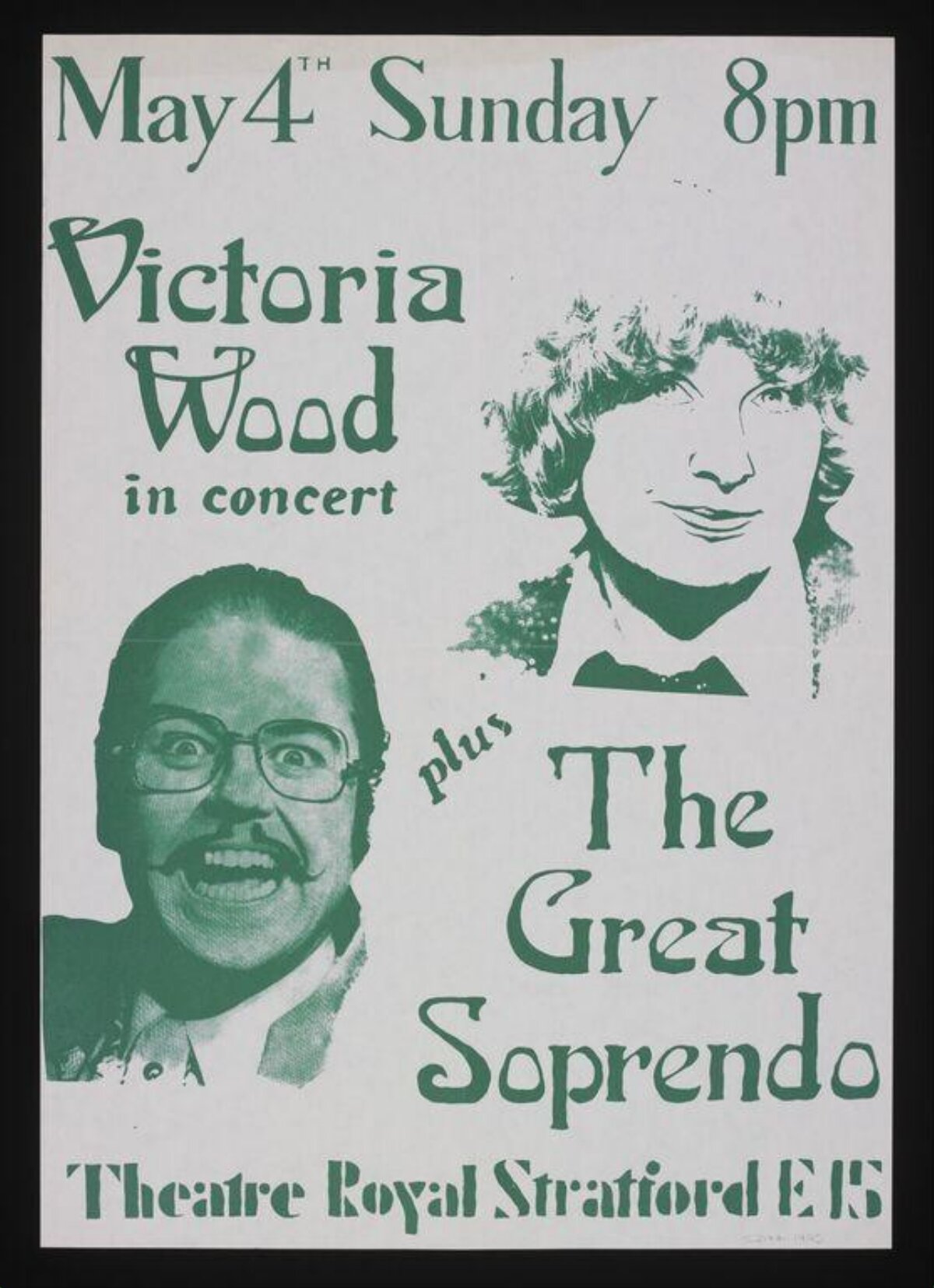 Victoria Wood Concert Poster
