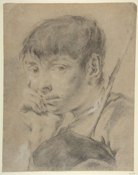 Charcoal Sketch of a Young Man