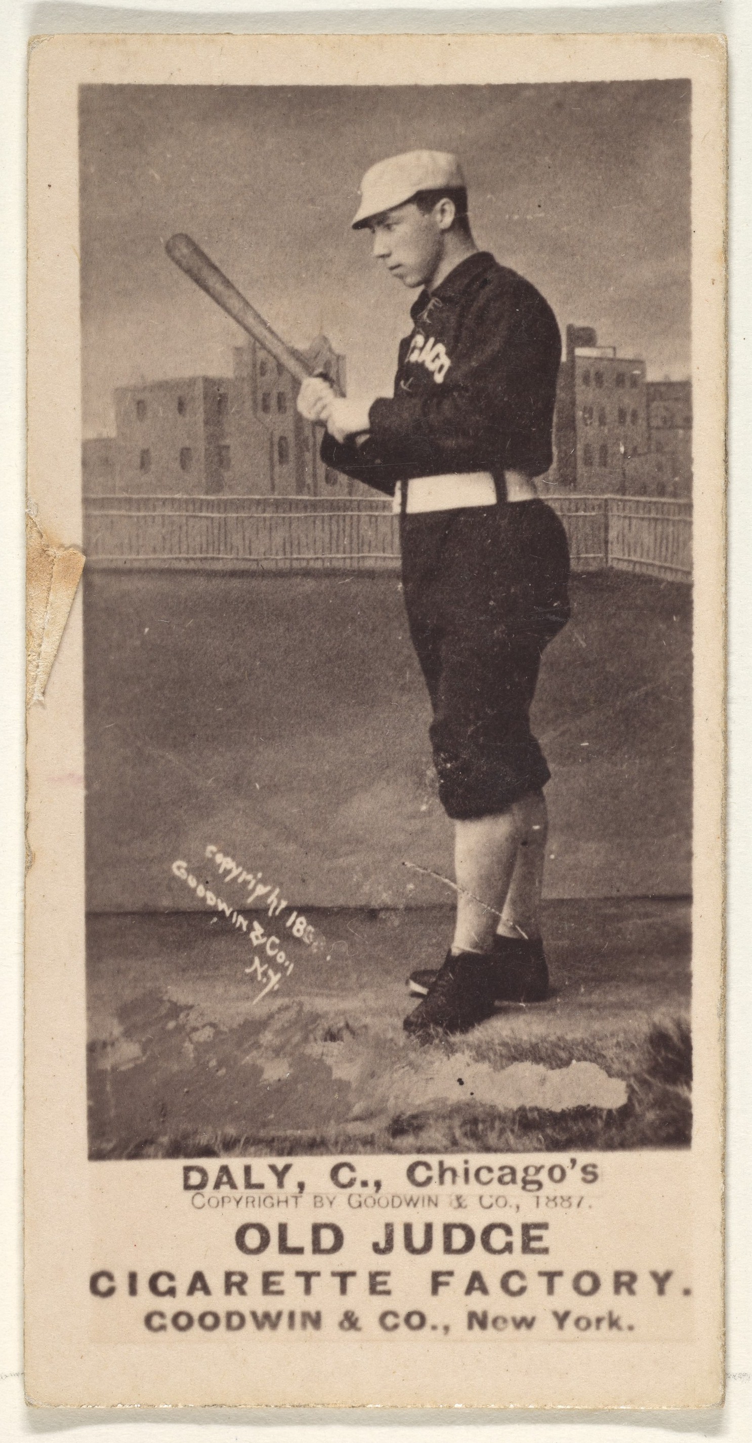 1887 Old Judge Baseball Cigarette Card