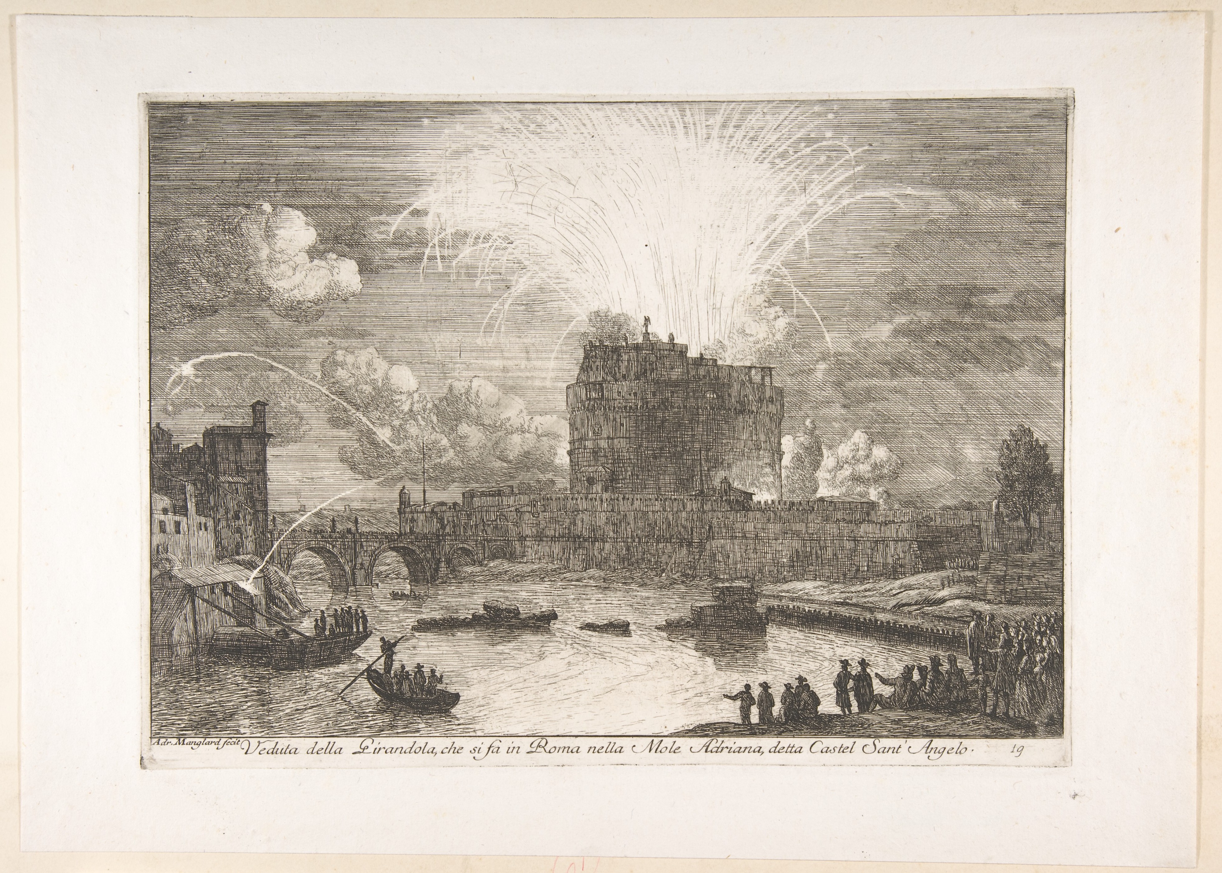 Fireworks at Castel Sant'Angelo, Rome