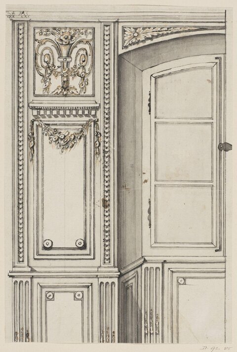Classical Interior Decoration Design Sketch