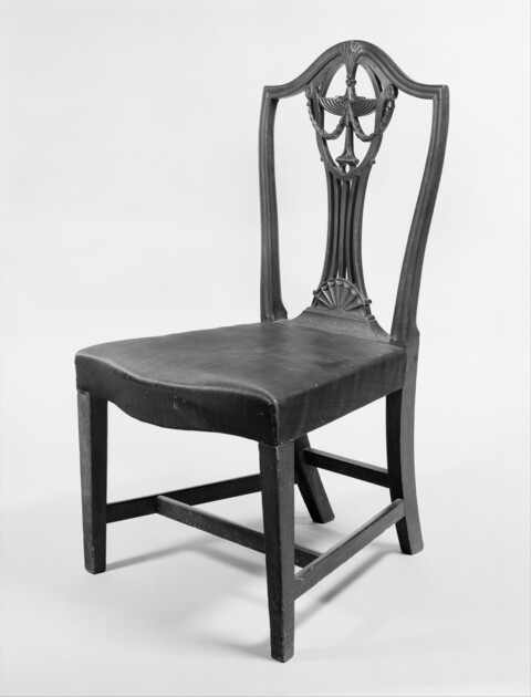 Antique Carved Wooden Side Chair