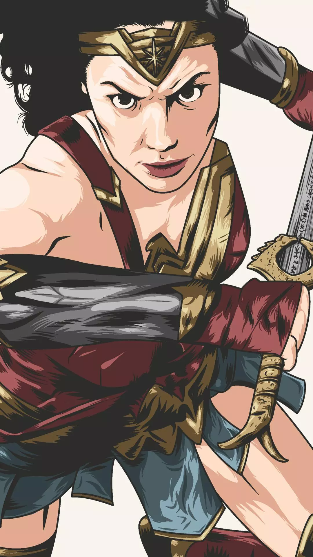 Comic Style Wonder Woman