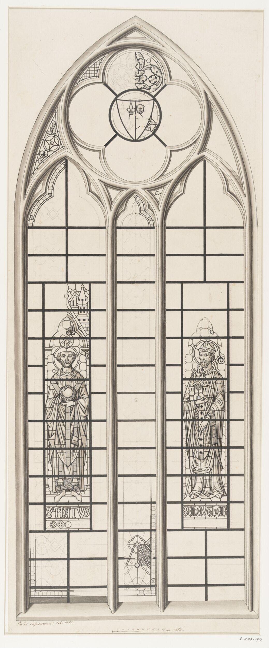 Gothic Stained Glass Window Design