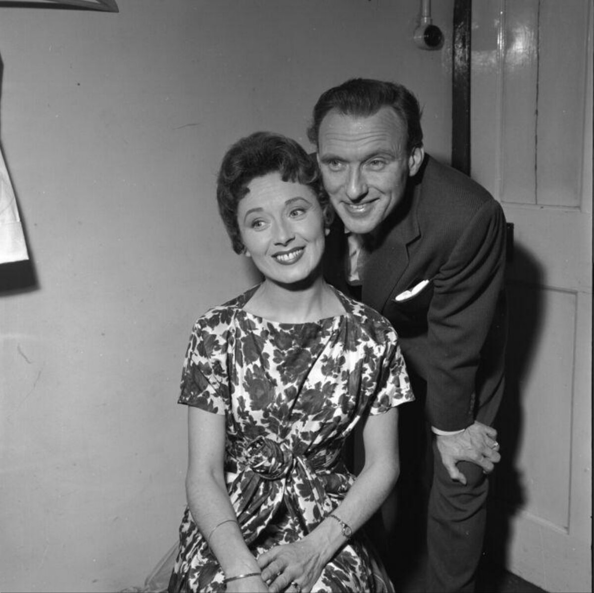 Vintage Portrait of Smiling Couple