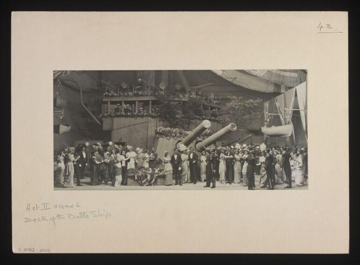 Battle Ship Deck Stage Scene
