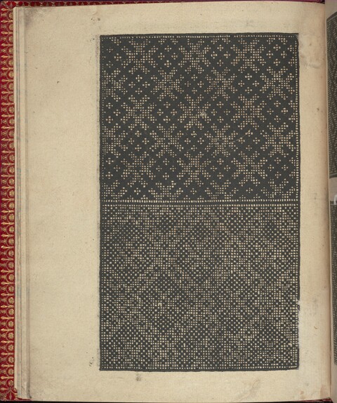 Antique Geometric Pattern on Old Book Page