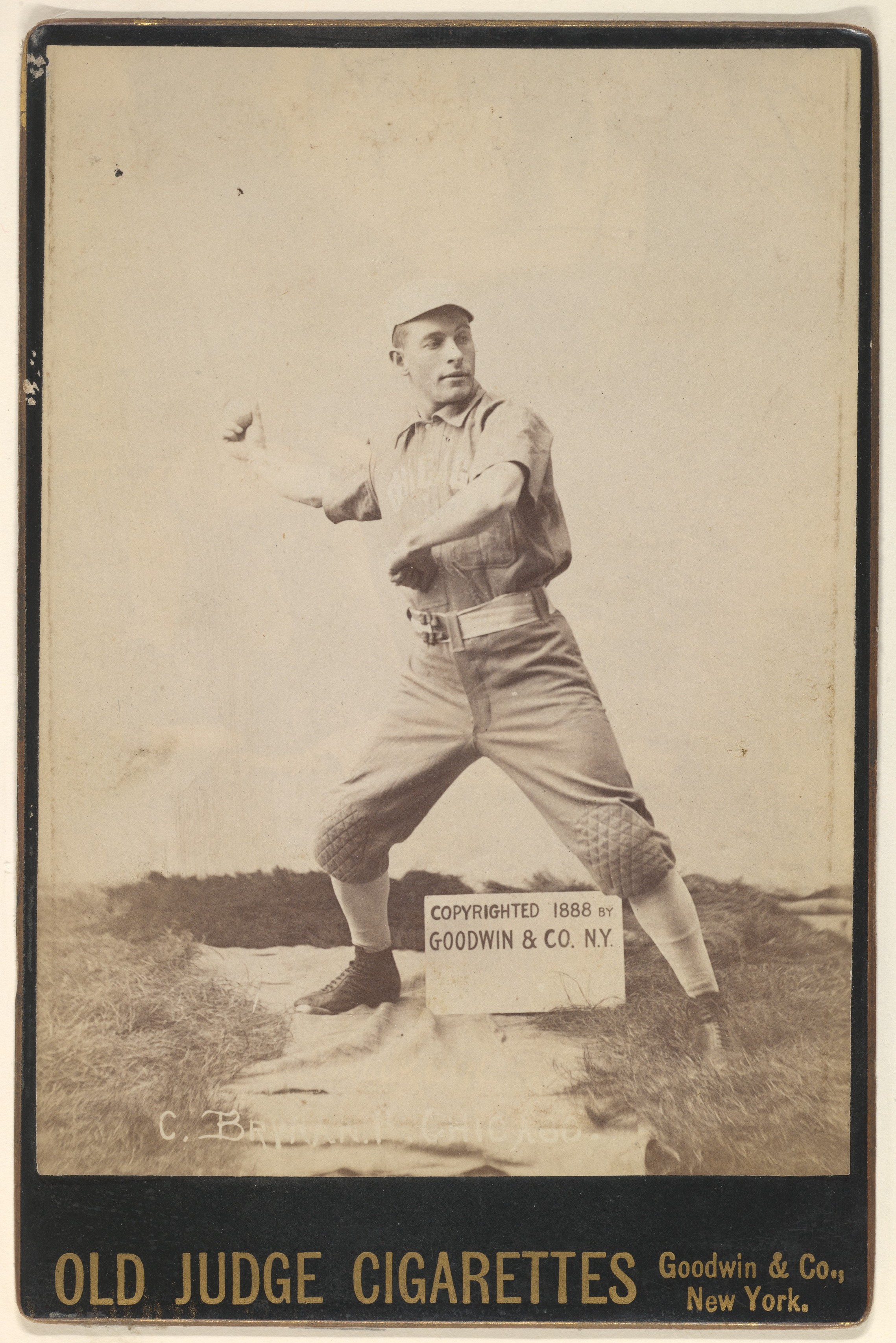 1888 Old Judge Cigarette Baseball Card