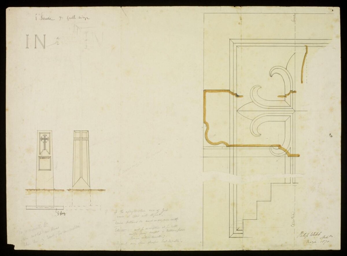 Vintage Hand-drawn Architectural Drawings