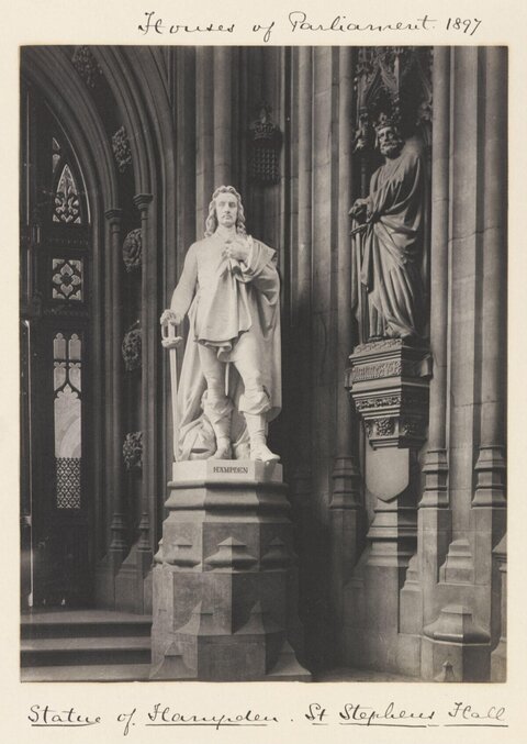1897 Statue of Hampden at UK Parliament