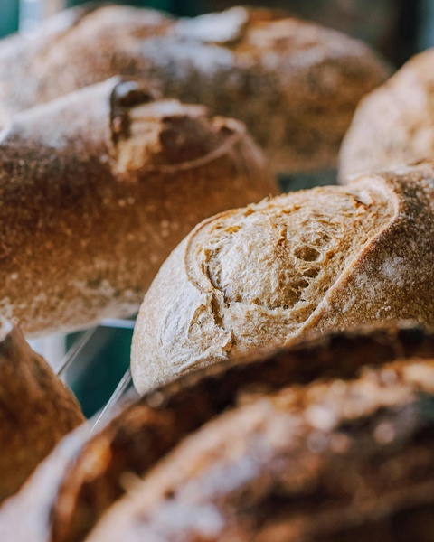 Fresh Artisan Sourdough Bread Loaves
