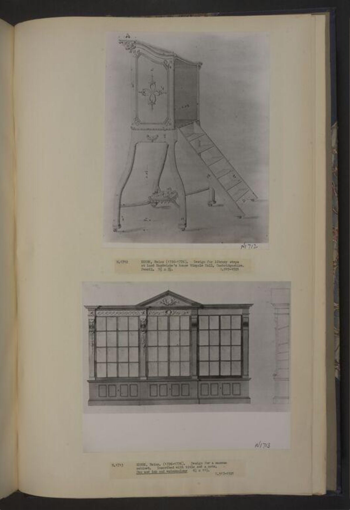 Two Antique Architectural Drawings