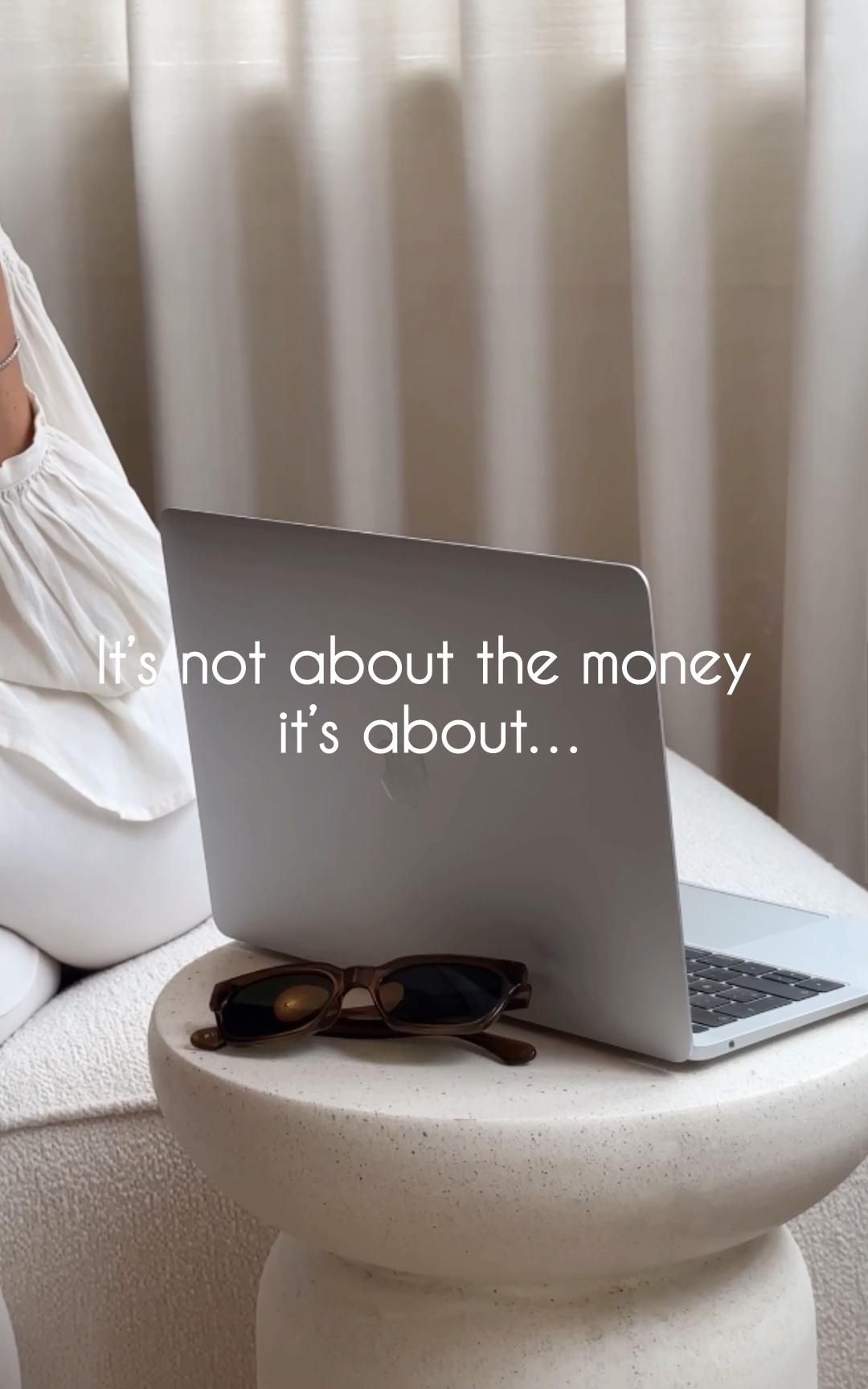 Cozy Workspace with Inspirational Quote