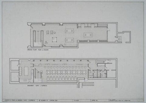 London Cafe and Shop Floor Plans