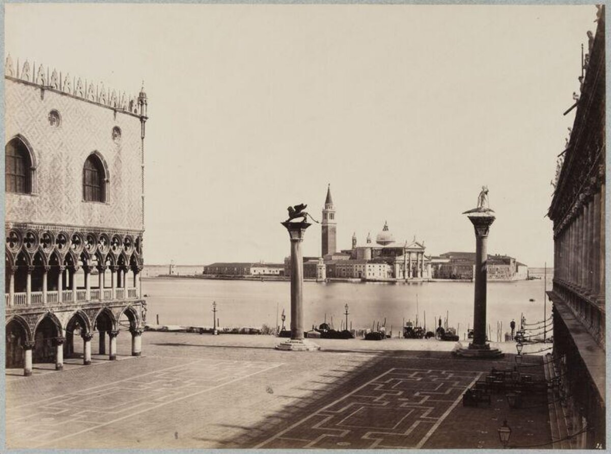 Vintage View of Venice St Mark's Square