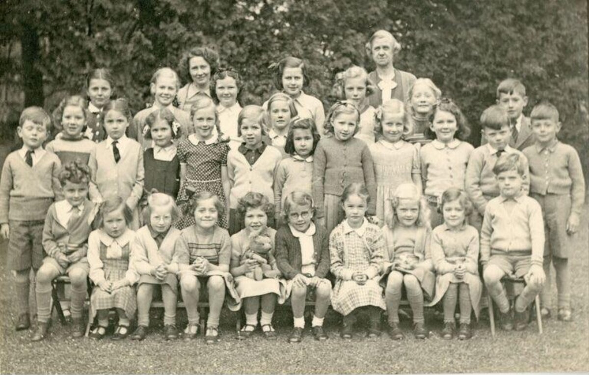 Vintage Primary School Class Photo