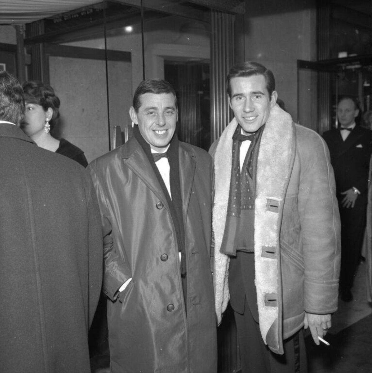 Two Smiling Men At Formal Event
