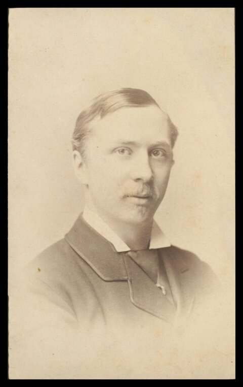 Vintage Portrait of a 19th Century Gentleman