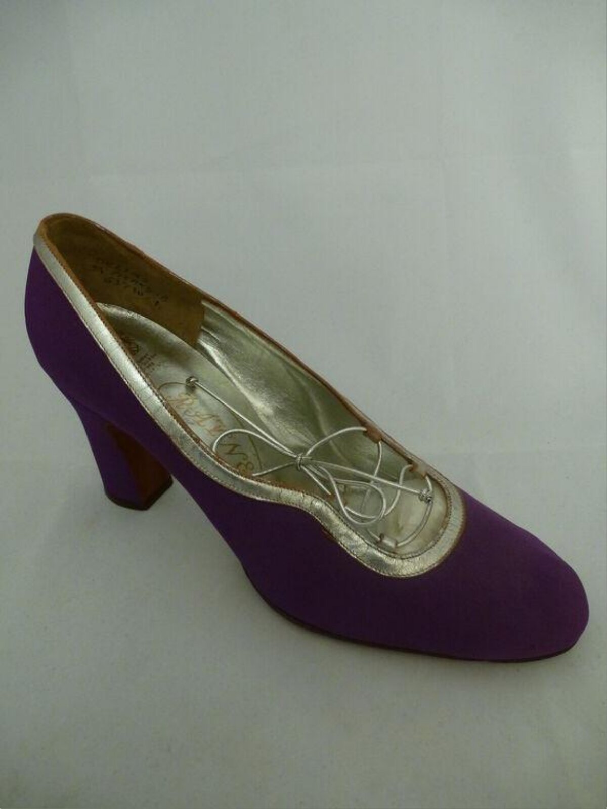 Purple High-Heeled Women's Pump