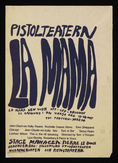 La Mama Pistolteatern Theater Poster