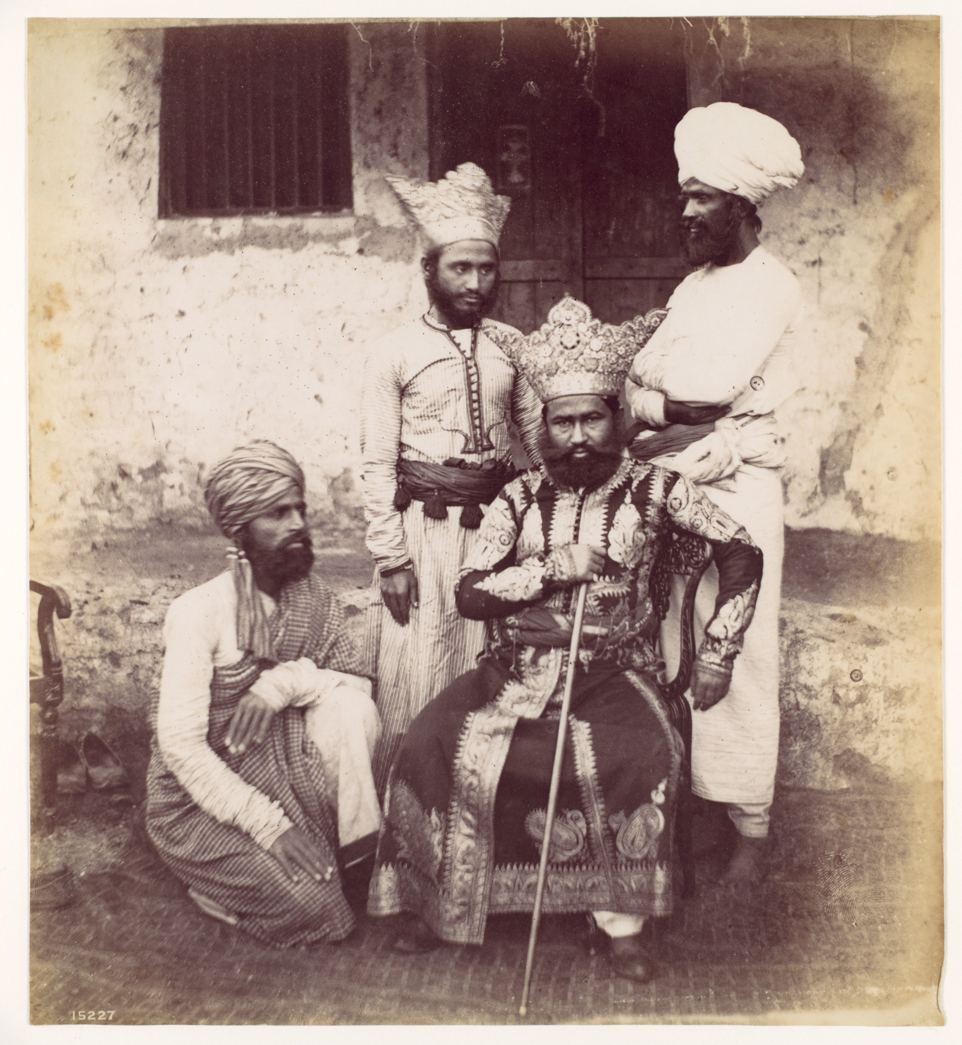 19th Century Indian Noblemen Group Portrait