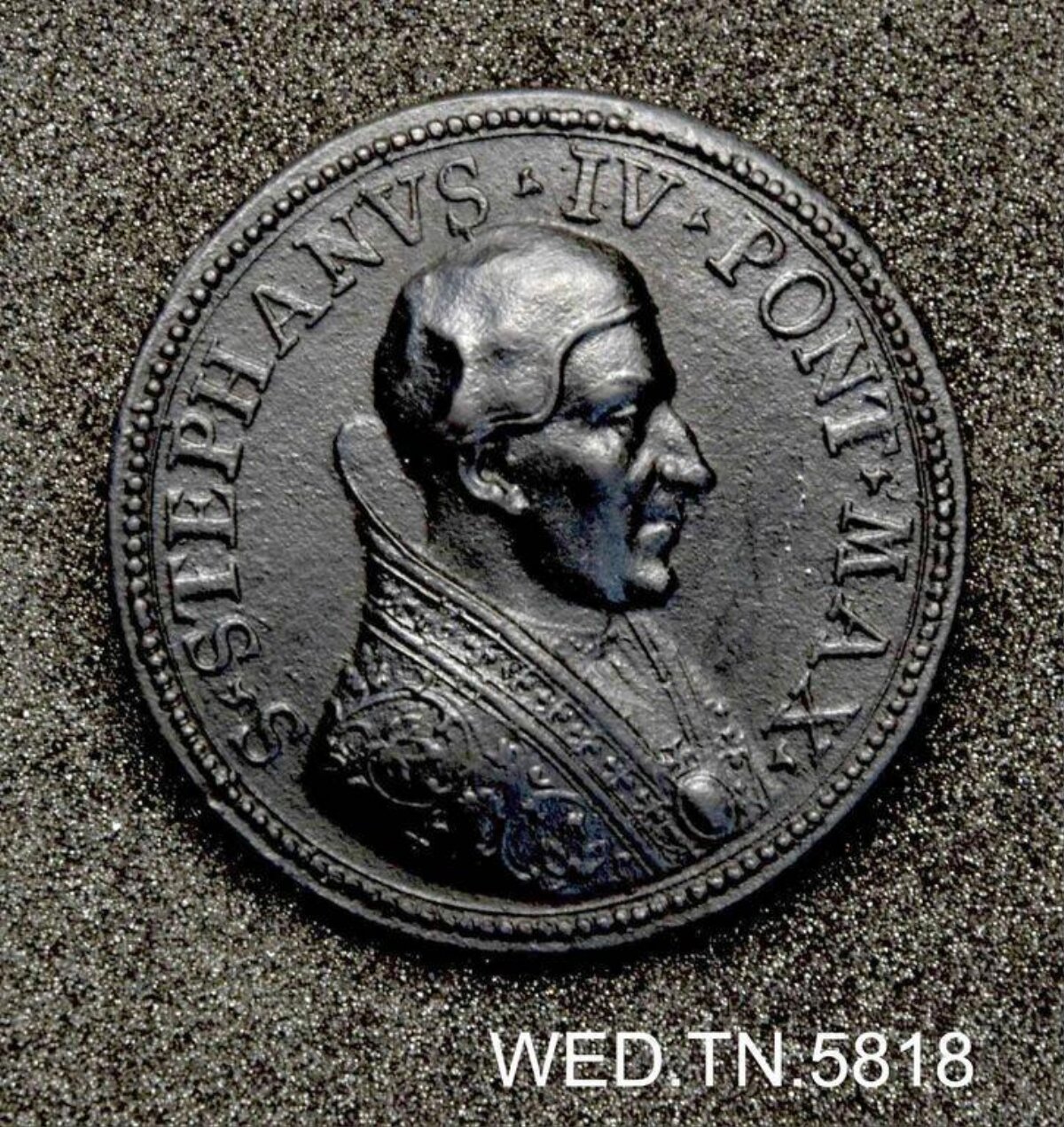Pope Stephen IV Commemorative Medal