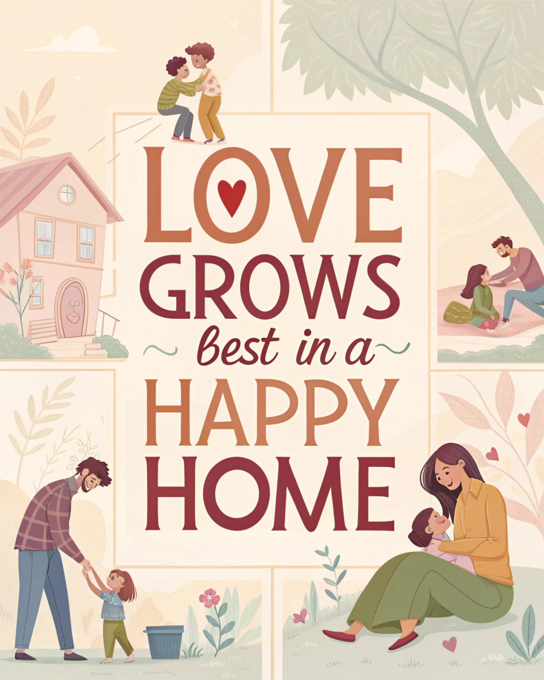 Love Grows Best In A Happy Home