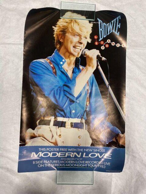 David Bowie Modern Love Promo Poster