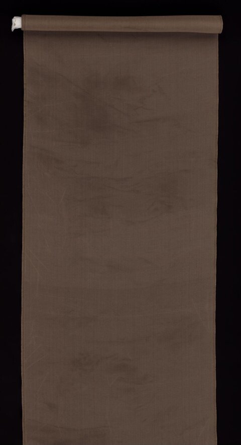 Blank Rolled Brown Hanging Scroll
