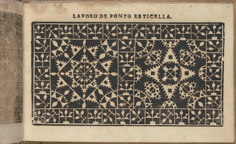 Vintage Reticella Needlework Pattern