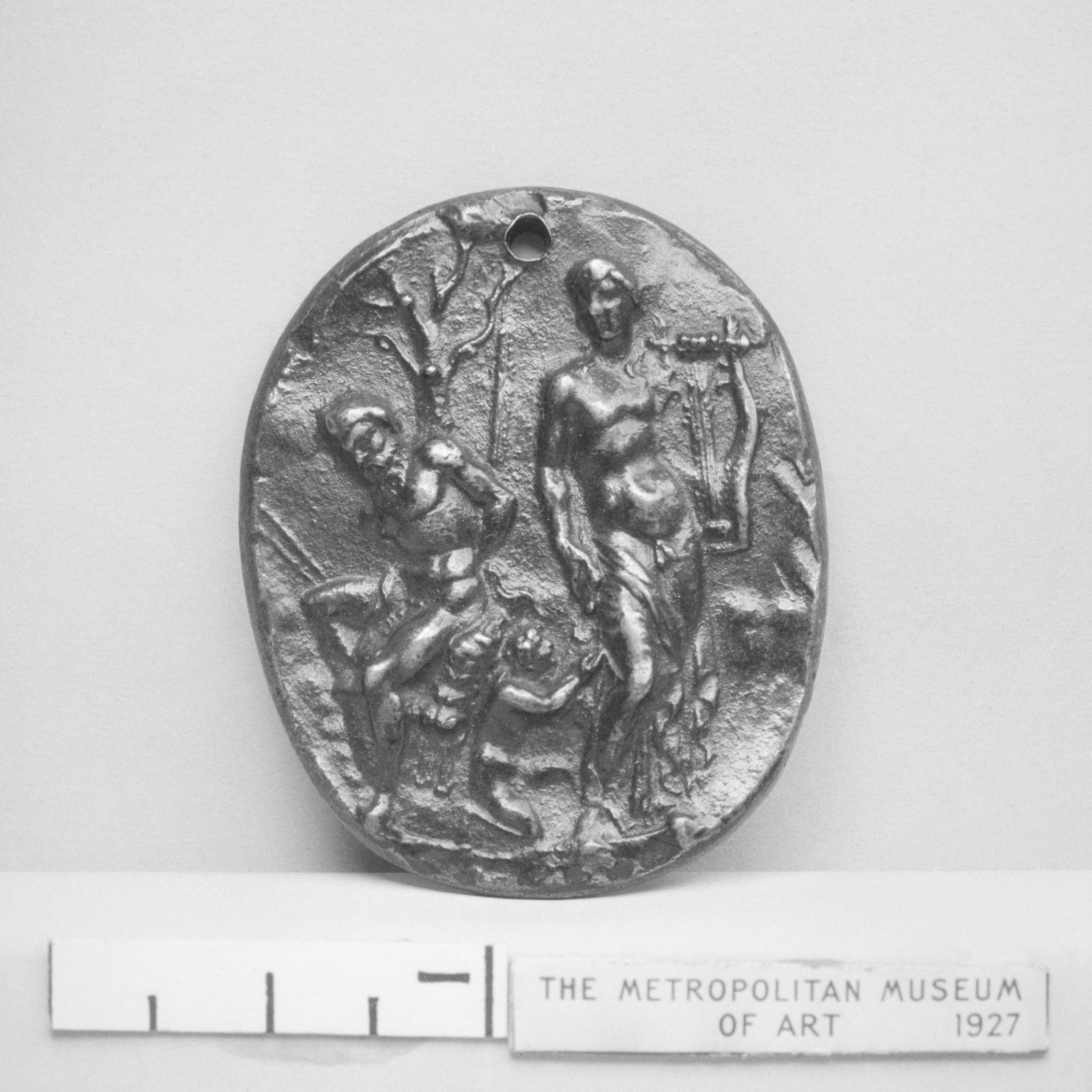 Oval Mythological Relief Plaque