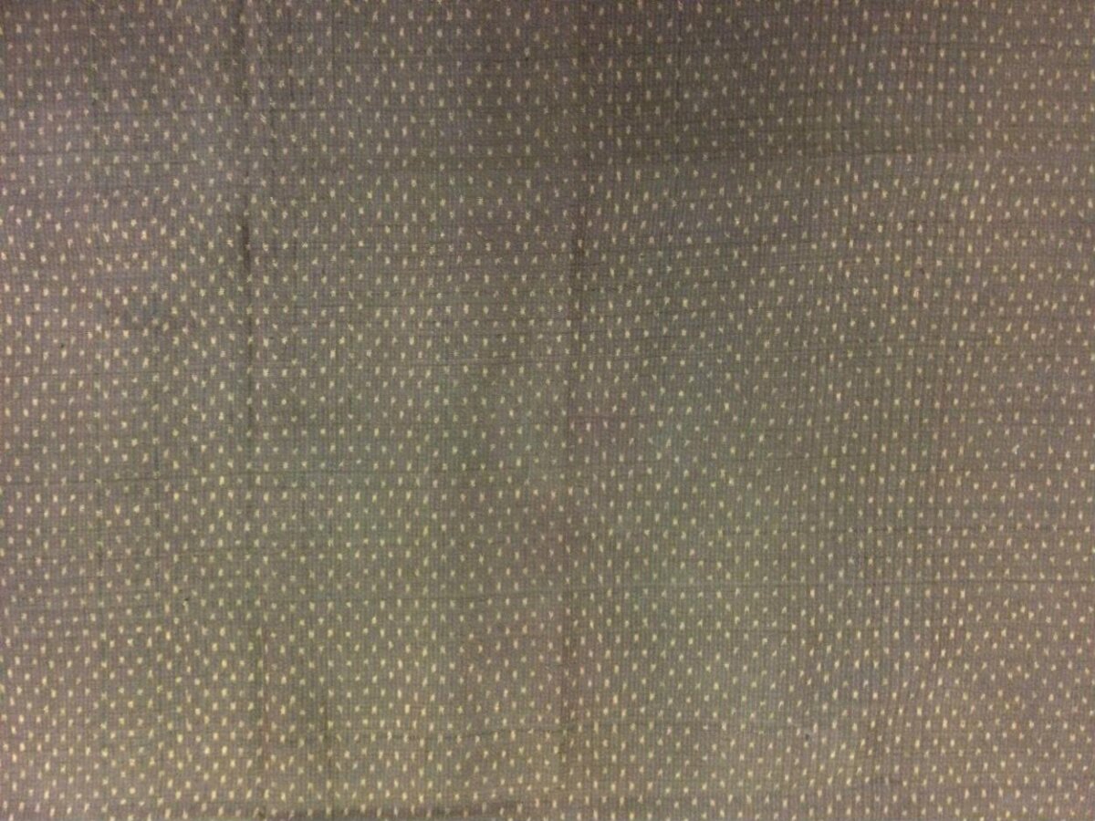 Gray dotted linen fabric