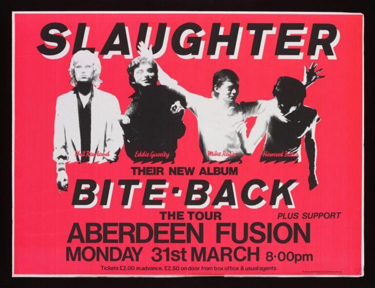 Slaughter Bite Back Tour Poster