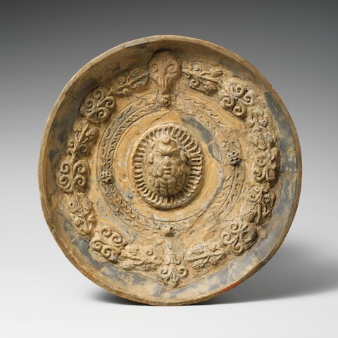Ancient Relief Terracotta Dish