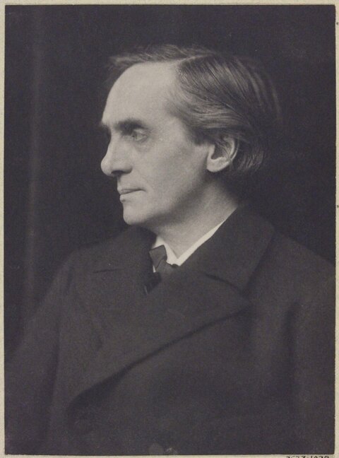 Vintage Profile Portrait of a Man