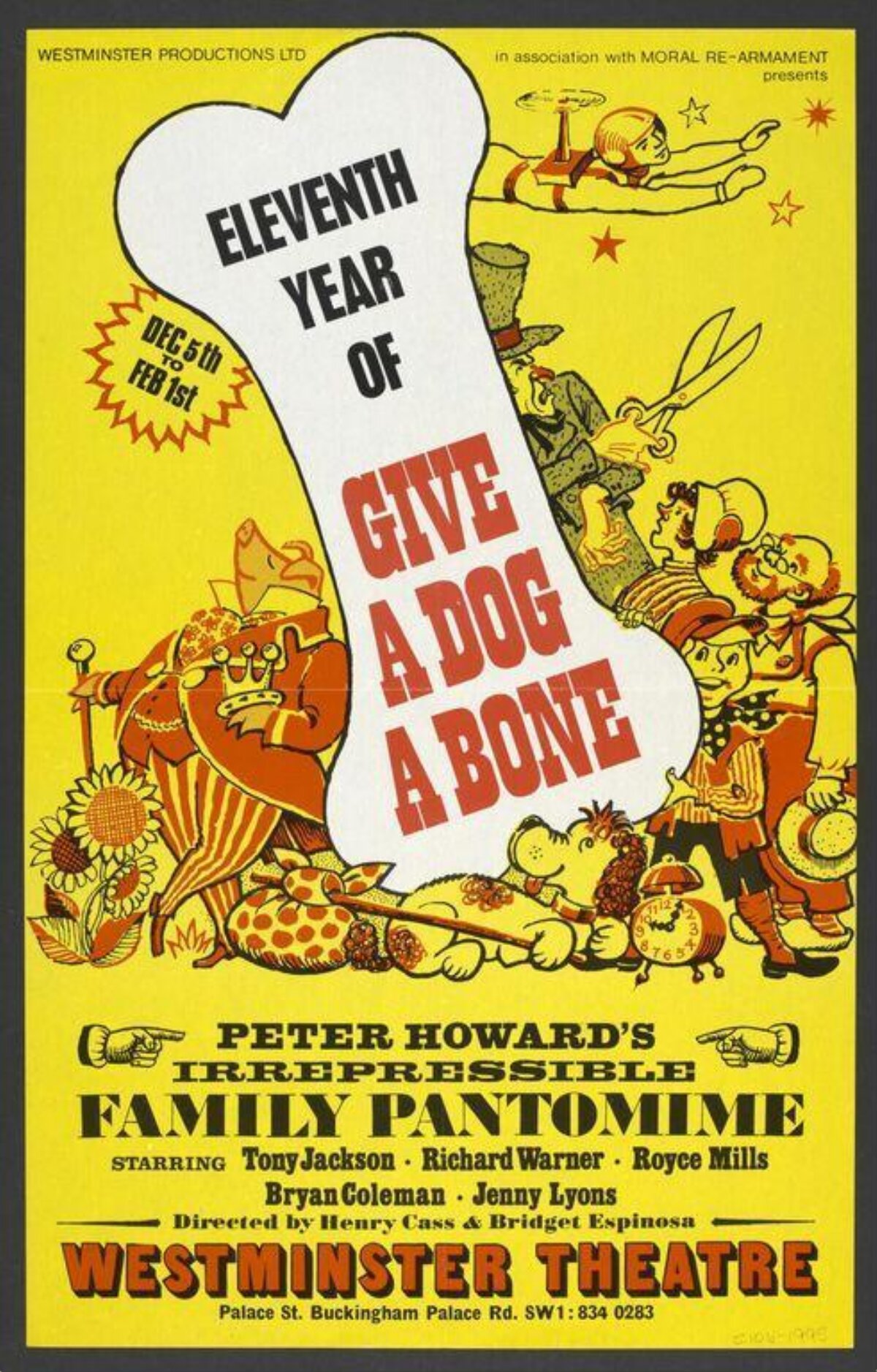 Give a Dog a Bone Pantomime Poster