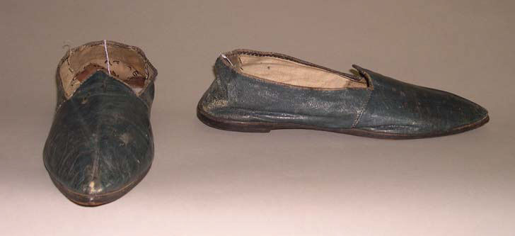 Vintage Dark Leather Slip-On Shoes