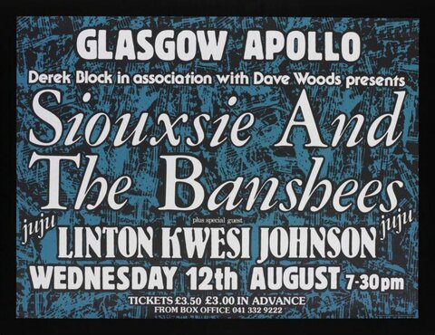 Siouxsie And The Banshees Concert Poster