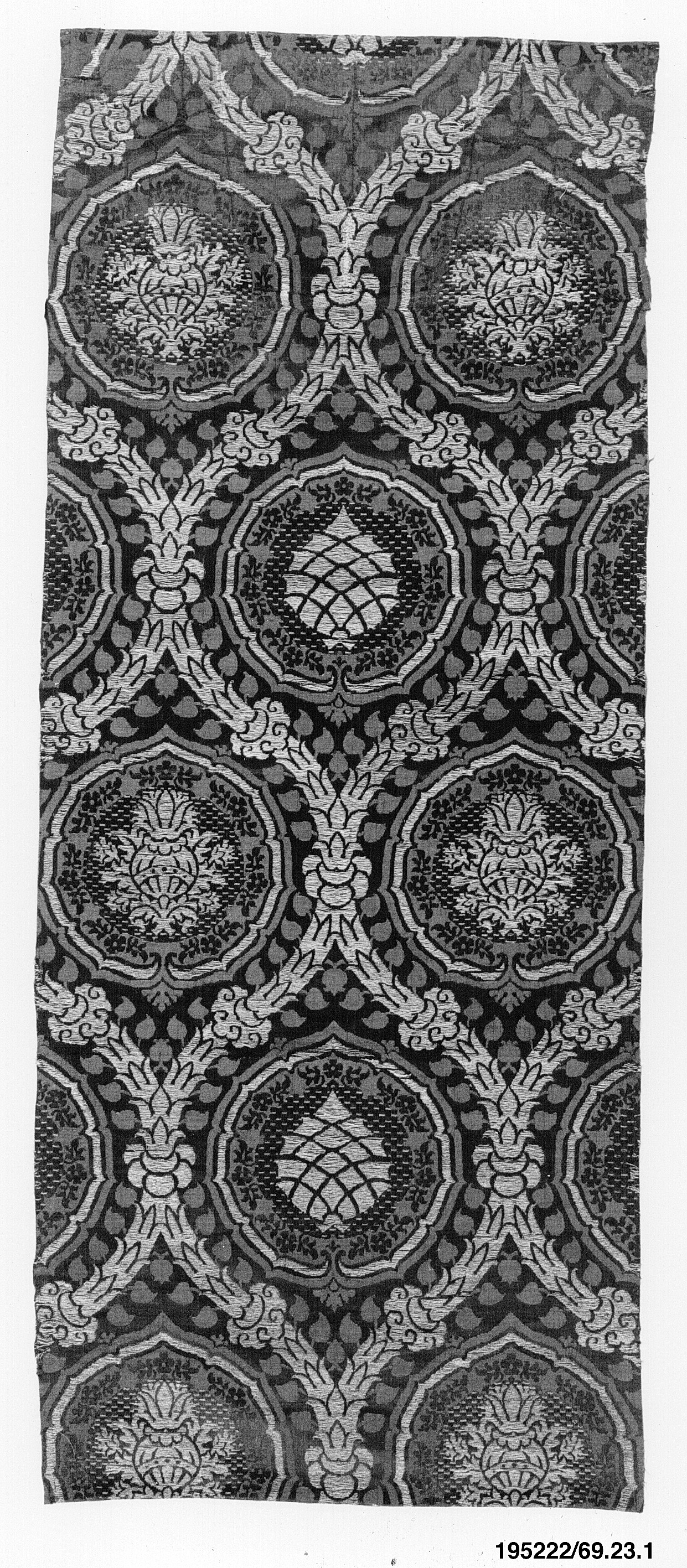 Vintage Textile Fragment Pattern