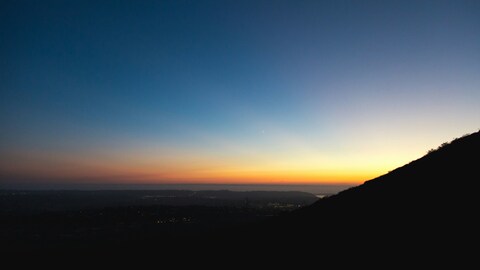Twilight Hillside Overlook