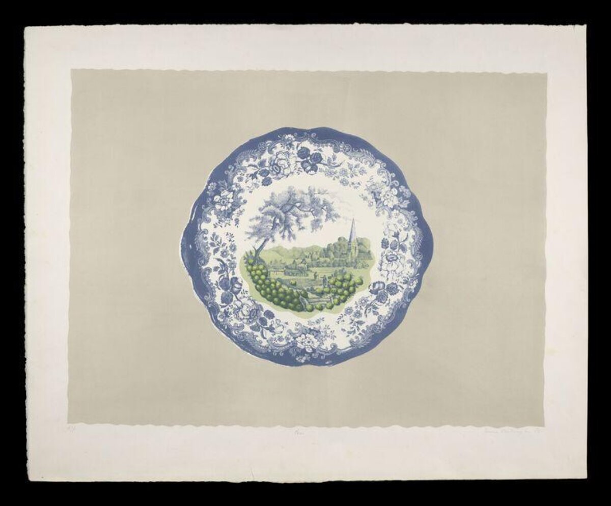 Decorative Plate Print Artwork