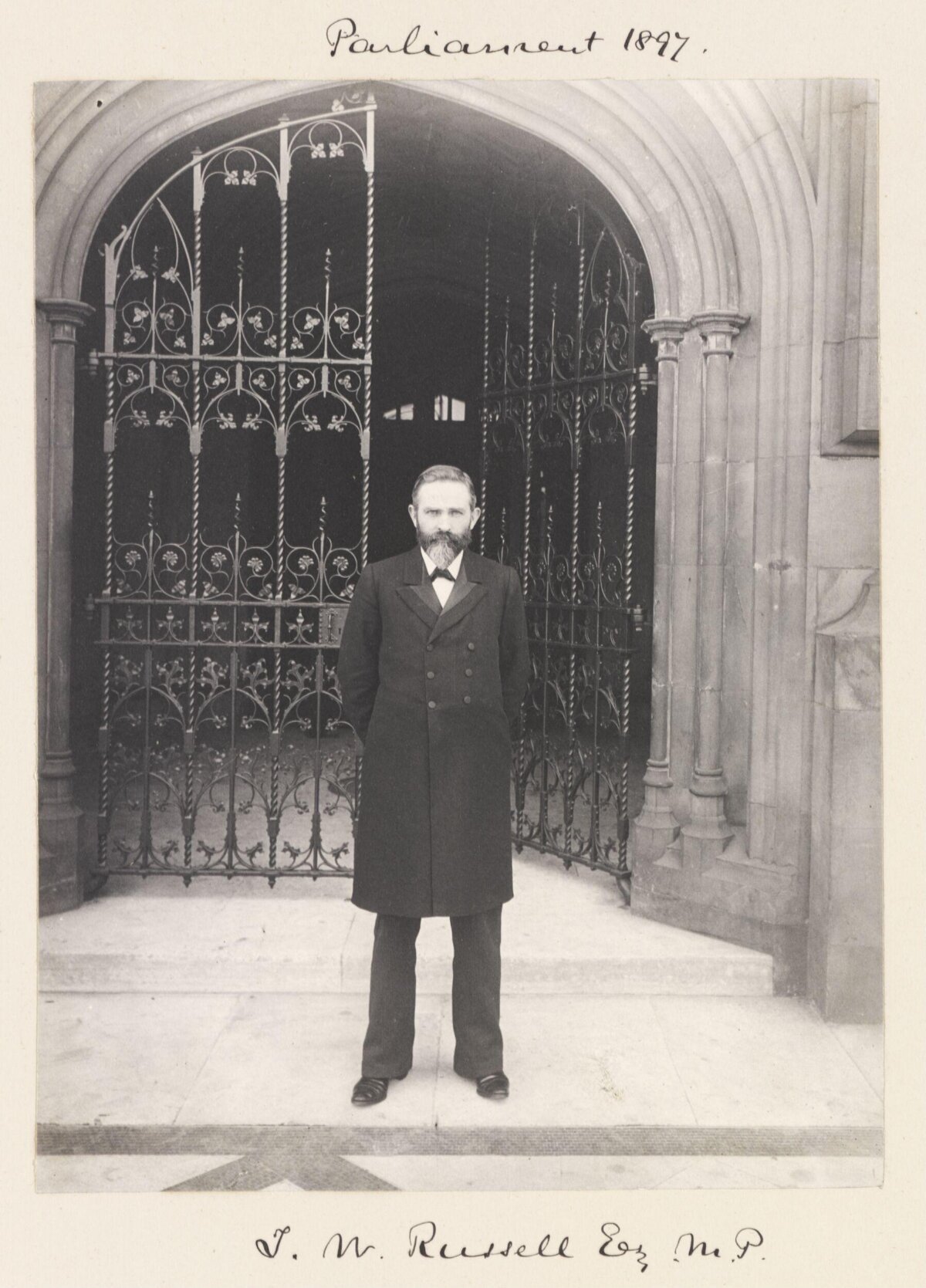 1897 Portrait of T.M. Russell at Parliament