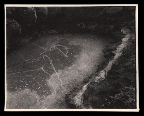 Ancient Cave Star Map Petroglyph