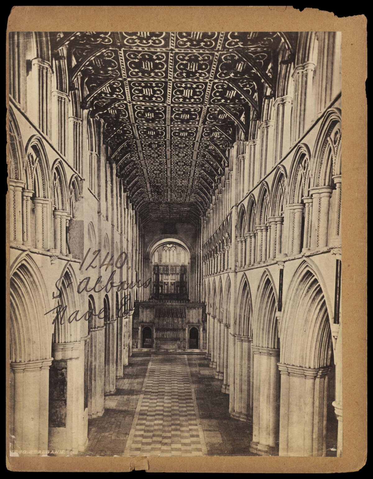 St Albans Nave Interior View