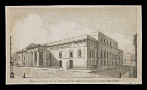 New Theatre Covent Garden North East Front